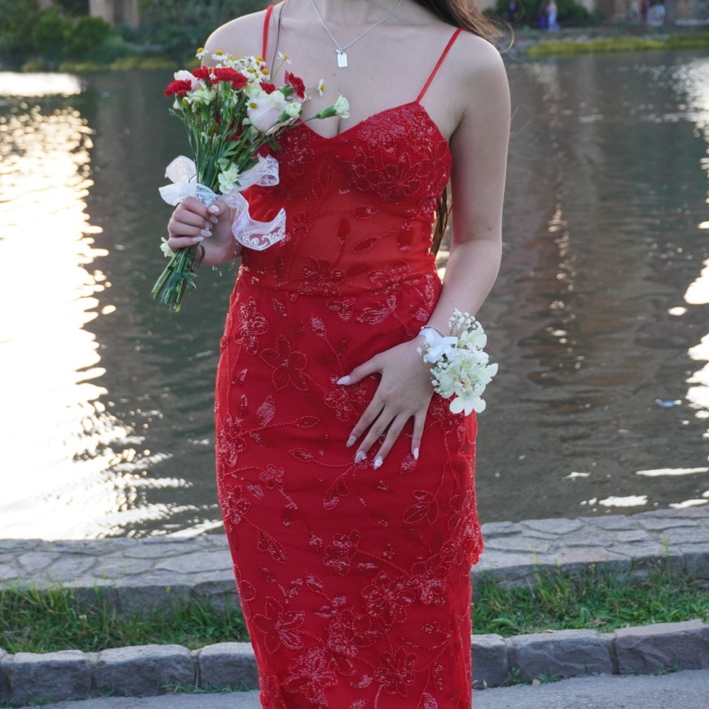 Delilah Maxi Dress Red